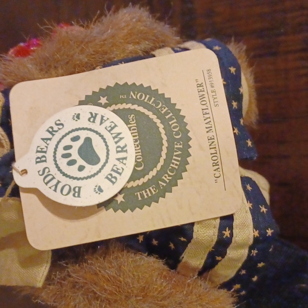 "Caroline Mayflower" Boyds Bear Plush - Picture 2 of 4